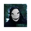 Party Masks Cosplay Kagetane Hiruko Burakku Buretto FL Face Black Mask Facespiece Headgear Halloween Present Props GC2241 Drop Delivery Dhytp