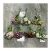 Decorative Flowers 15 Head Rose Artificial Flower Bouquet Home Decor Quality Wedding Holding Bridal Room Decoration Fleurs Artificielles