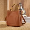 2024 Neues lässiges All-in-One-Cowide Designer-Einkaufstasche einzelner Umhängetaschen Crossbody Bucket Bag Ladies Fashion Atmosphäre Leder Handtasche Fabrik Direktvertrieb