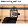 Watch Wrist Richamill Rakish Mechanical Cool Tv Factory Rms055 Designer Mens Men's Ceramic Shell Without Disc Design Hollowed Out Lopz Our9 2023 Luxury Style