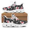 Casual schoenen Cywgift Chrismas Sneeuwman Design vrouwen flats dikke bodem sneakers mesh dames lichte lente zomer sport