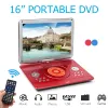 Player 22 Inch Portable DVD Player Speaker HD 1280x800P Video Game Machine Old Man Mobile Audio Music Singing With TV MP3 MP4 Rotatable