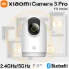 Cameras Xiaomi Smart Camera 3 Pro PTZ Version 360° Ultramicroscopic Full Color HDR 2.4/5GHz Mesh Gateway AI Human Pet Baby Cry Detection