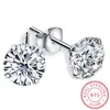 Stud-oorbellen Real 0,1-1 karaat D kleur moissaniet oorbel voor vrouwen 925 sterling zilver 2024 trend bruiloft sieraden brincos de prata