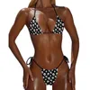 Costumi da bagno femminile neon zombi cranio micro bikini costume da bagno stampato astratto push up bikini set sexy donne dolci regolabili da bagno surf di surf da bagno surf