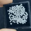 Pietre preziose meisidian 2x2mm taglio principessa vvs sciolto moissanite diamond pirce per carat per la produzione di anelli