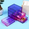 Equipments DIY Jewelry Box Epoxy Resin Mold Multilayer Drawer Storage Box Silicone Mold Jewelry Storage Box Mold Drawer Mold Making