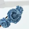 Haarclips Spring Sweet Headbands Rose Washed-Denim Headband Ladies Dropship