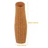 Vaser Rattan Vase Woven Flower Floor Floor Plant Holder Decorative Desktop Adornment Basket Imitation Enkel inomhus