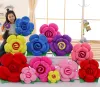 Bonecas Baby Brinquedos de pelúcia Simulação Costo de Flores de Flores de Rosa Plush Recheted Plexhed Toy Toy Threedimensional Petal Fashion Sofá Brinquedos de presente