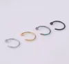 6810mm Punk Stainless Steel Fake Nose Ring C Clip Lip Earring Helix Rook Tragus Faux Septum Body Piercing Jewelry3602483