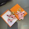 fashion Whole presbyopic bull devil bag ornaments car hanging pink and tender calf car key chain pendant cute year of the