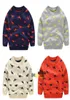 Pullover herfst winter gebreide peuter boy sweater casual lente cartoon dinosaurus patroon warme katoenen jongens truien kinderen2005528