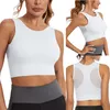 BRAS CROP BH Builded Women's in Top Sports Tops Fitness Woman Running Girl One Shoulder Workout Yoga Sexig söt