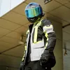 Motorradbekleidung Jacke atmungsaktive Offroad CE-Zertifizierung Anti-Fall-Fall-Reflexion Biker Kleidung Kleidung resistent