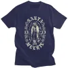 Shirts Gothic Santa Muerte 13 T Shirts Men Cotton Lady of Holy Death Tshirt Mexican Skull Tee Short Sleeve Streetwear Hip Hop Tshirt