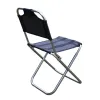 Akcesoria Przenośne Składane krzesło rybackie lekkie aluminiowe tkaninę na zewnątrz piknik kemping stołowy stołek alpinistyki BBQ