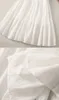 基本的なカジュアルドレス女性のためのフレンチホワイトドレス