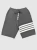 Tnom biohe tb short for mens sum new rayped tricoted capris lâche et respirant couple pantalon sportif