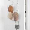 Hooks Secure Wig Storage Stand Hat Hanger Set Foldbar Organizer för vägg eller dörr visar antisläppsdesign med stor belastning