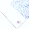 Links kflk cuff links clipe de gravata para amarrar pino de gravata de alta qualidade para homens barras de gravata de cristal roxo