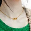 Colliers Boîte à rose éternelle avec collier gravé Collier Realrose Flower Boad coeur Personnalisera Collier Collier Saint-Valentin Cadeau pour elle