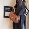 Leftside Fi Кожаная сумка для плеч для женщин 2023, тенденция к женской сумке с подмышкой, леди, пряжка, и кошельки S45L#