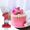 Party Supplies Baseball Birthday Candle Cake Toppers Deuxième numéro Topper Topper Decoration Two Years Red paillettes