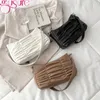 Gusure Summer a la parte superior de la parte superior de la axila de diseño de lujo Bolsa de vagabundo para mujeres PU cuero bolso pequeño bolso de hombro pequeño bolsas plisadas femeninas g24l#