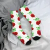 Chaussettes masculines Radish Ruby Funny Retro Fruits Food Hip Hop Hop Casual Crew Sock Gift Modèle imprimé