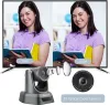 Hubs VA2000E All in one Video conference solution 3x zoom USB Camera With speakerphone and HUB Connect to 2 expansion mics 128° FOV