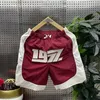 Impresión digital Stripe Stripe Casual Fashion Y2K Shorts Holggy Mens Hip-Hop Trend All-Match Basketball Shorts 240420