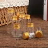 Storage Bottles 10 Pieces 5ml/7ml/10ml/14ml/18ml/20ml Glass With Aluminium Lids Small Mini Jars 6 Sizes U-pick