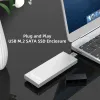 Gehege Maiwo M.2 Sata Mobile Festplatte Box SATA zu USB 3.0 Schnittstelle SSD Solid State Drive Box Laptop M2 Allaluminium externe Box