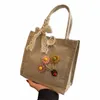 väska färskt linne handväska väska koreansk stil ut handväska hög känsla ins hand gåva h4ie#