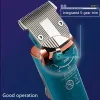 Clippers Hair Clipper Profesjonalny fryzurę Troczysty TRIMMER DLA MĘŻCZYZNY ELEKTRYCZNY SALON SALONY 2500 mAh Fryzjerski fryzjer