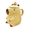 Massen Cartoon Capybara Teetasse Tischgeschirr für Erwachsene Tee Tasse Weihnachtsgeschenk Milch Thanksgiving Deskbeschäftigung Partys Frauen Männer