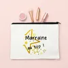 Cosmetic Bags B Godmother French Print Makeup Travel Toiletries Organizer Female Wash Storage Pouch Women Case Marraine Gifts