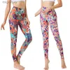 Tracksuits voor dames Cloud Hidden - Dames yogabroek Sportpakketten Hoge taille sexy lang geprinte hardloopbegeleider YQ240422