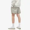 Herren -Shorts Sommer gewebt High Street Casual Lose Solid Color 5/4 Sporthosen für Männer