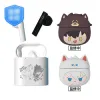 Oortelefoon Anime Link Klik op de koptelefoon Charles Lucas Custom Bluetooth 5.3 Headset Cosplay Actieve ruis annulering Earbuds met Case