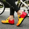 Footwear LockFree Cycling Shoes Flat Pedal Shoes Men Bike Cleat Sneaker MTB Bicycle Biking Women Indoor Boots Footwear