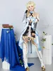 Anime Costumes Lumine Game Cosplay Genshinimpact Lumine Cosplay Come for Carnival Women Sexy Suits Party Come Wig Shoes Full Set Y240422