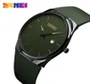 Skmei Quartz Watch Men Lady Fashion Mens Listwatches Waterproof Pu Small Dial Watches Army Green Relogio Masc 15096684153