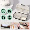 Tassen zevendaagse reis Mini Portable Medicine Box High Beauty Multi Grids verzegelde opbergdoos voor gesplitste sieradenpil