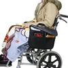 Bolsas de armazenamento Organizador de cadeira de rodas prático Oxford Ploth Bag de espessura organização rolamento forte