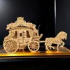 3D Puzzles 241pcs 3D Wooden Puzzles For Adults.3D Carriage Dioramas High-end DecorNightlightsBirthday/Christmas Gifts For Adults. 240419