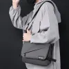 Evrak Çekileri Erkekler Messenger Çanta Crossbody Omuz Çantaları Erkekler İş için Küçük Sling Paketi İş Su Geçirmez Paketler Satchel Cutse