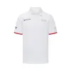 T-shirts masculins Nouveaux vêtements de travail d'équipe F1 Polo Team Polo Polo à manches courtes