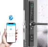 Kontroll Ttlock App Control Slim Design FingerPrint Lösenord Skjutdörr Aluminium Dörr Smart Door Lock